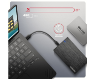 Axagon EE25-XA6C USB-C 5GBPS ALINE BOX 2,5" - 1485442 - zdjęcie 5